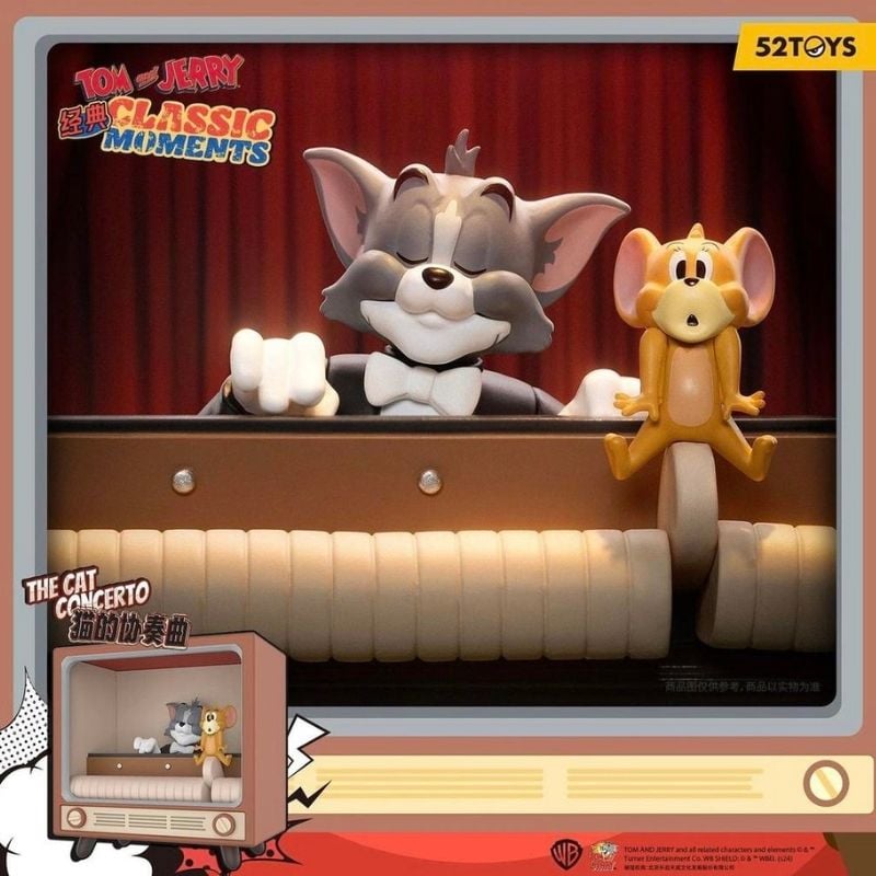 Mô hình đồ chơi Blind box Tom and Jerry Classic Moments Series ( Khoảnh khắc cổ điển ) 52TOYS