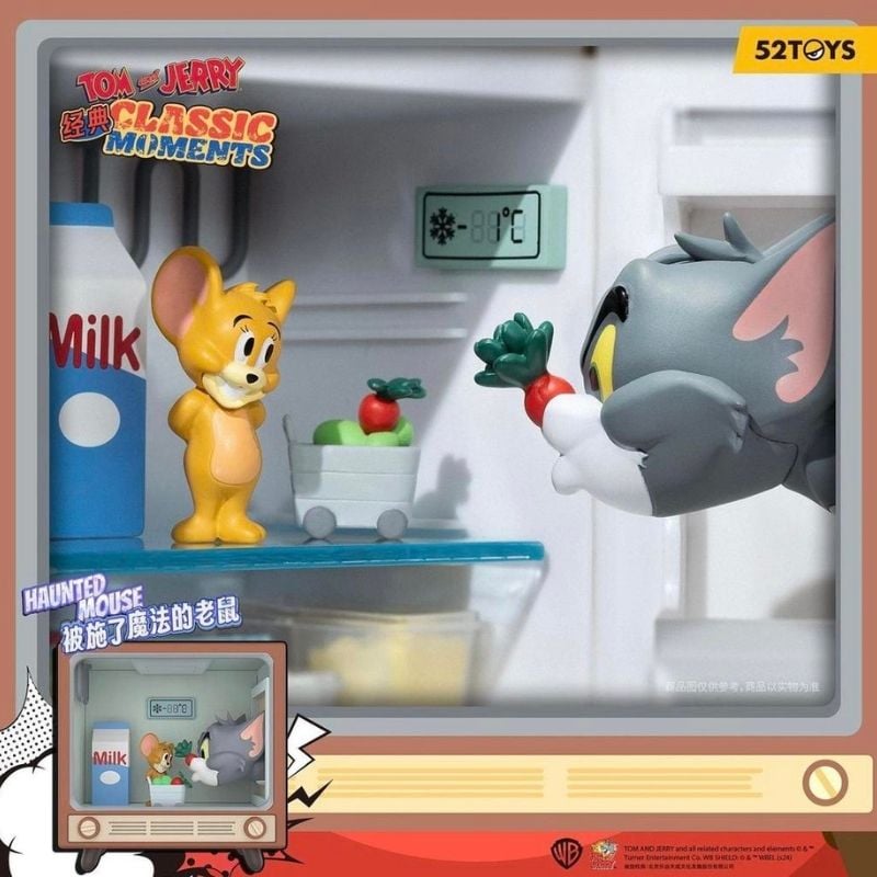 Mô hình đồ chơi Blind box Tom and Jerry Classic Moments Series ( Khoảnh khắc cổ điển ) 52TOYS