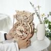  Mô hình gỗ lắp ráp 3D The Owl Clock (Đồng Hồ Con Cú) (Wood Color) - Robotime LK503 - WP145 