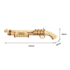  Mô hình gỗ lắp ráp 3D Terminator M870 (Súng Cao Bồi Terminator) (Wood Color) - Robotime LQ501 - WP171 