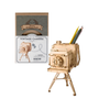 Mô hình gỗ lắp ráp 3D Vintage Camera (Hộp Đựng Bút Máy Chụp Ảnh Cổ Điển) (Wood Color) - Robotime TG403 - WP054