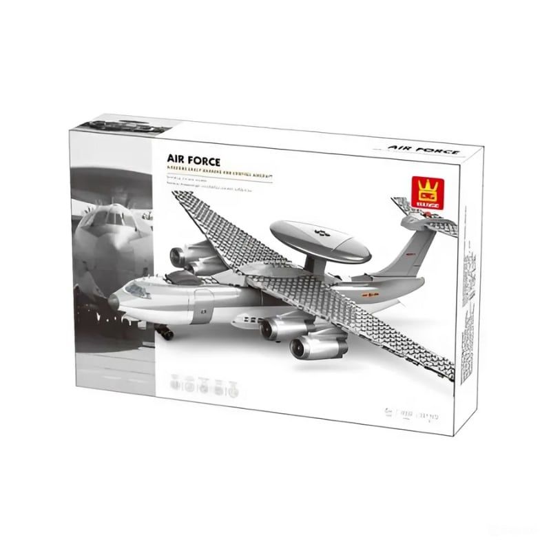 Bộ đồ chơi mô hình lắp ráp Máy bay quân sự Cảnh báo sớm trên không (AEW&C) KJ-2000 Wange