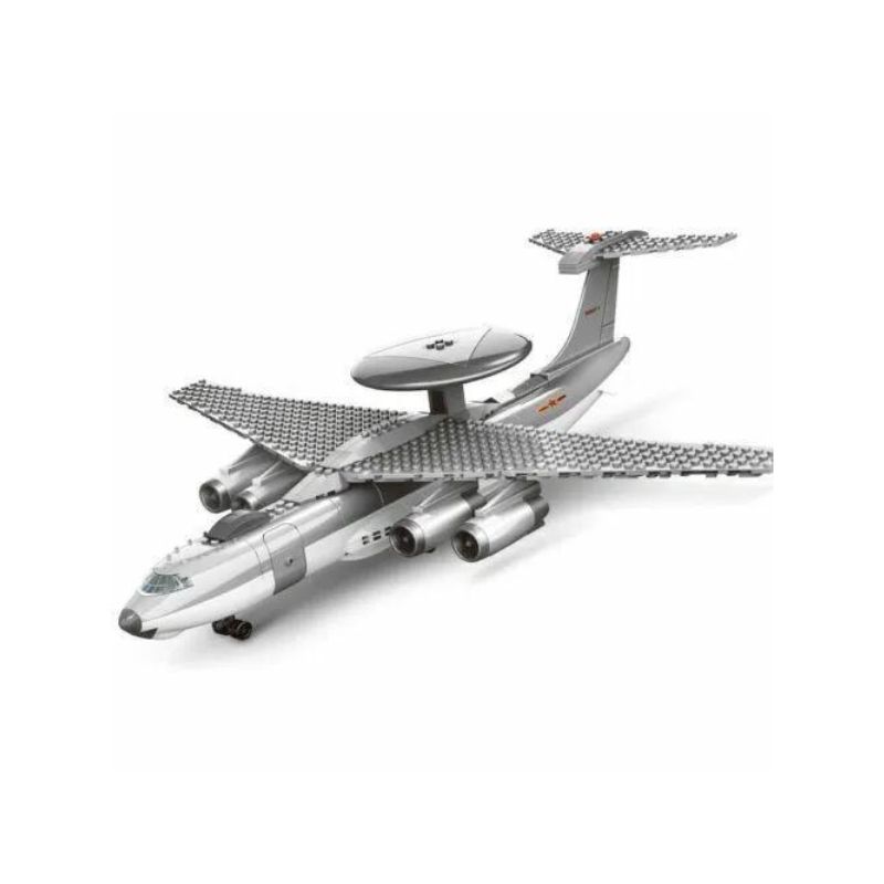 Bộ đồ chơi mô hình lắp ráp Máy bay quân sự Cảnh báo sớm trên không (AEW&C) KJ-2000 Wange