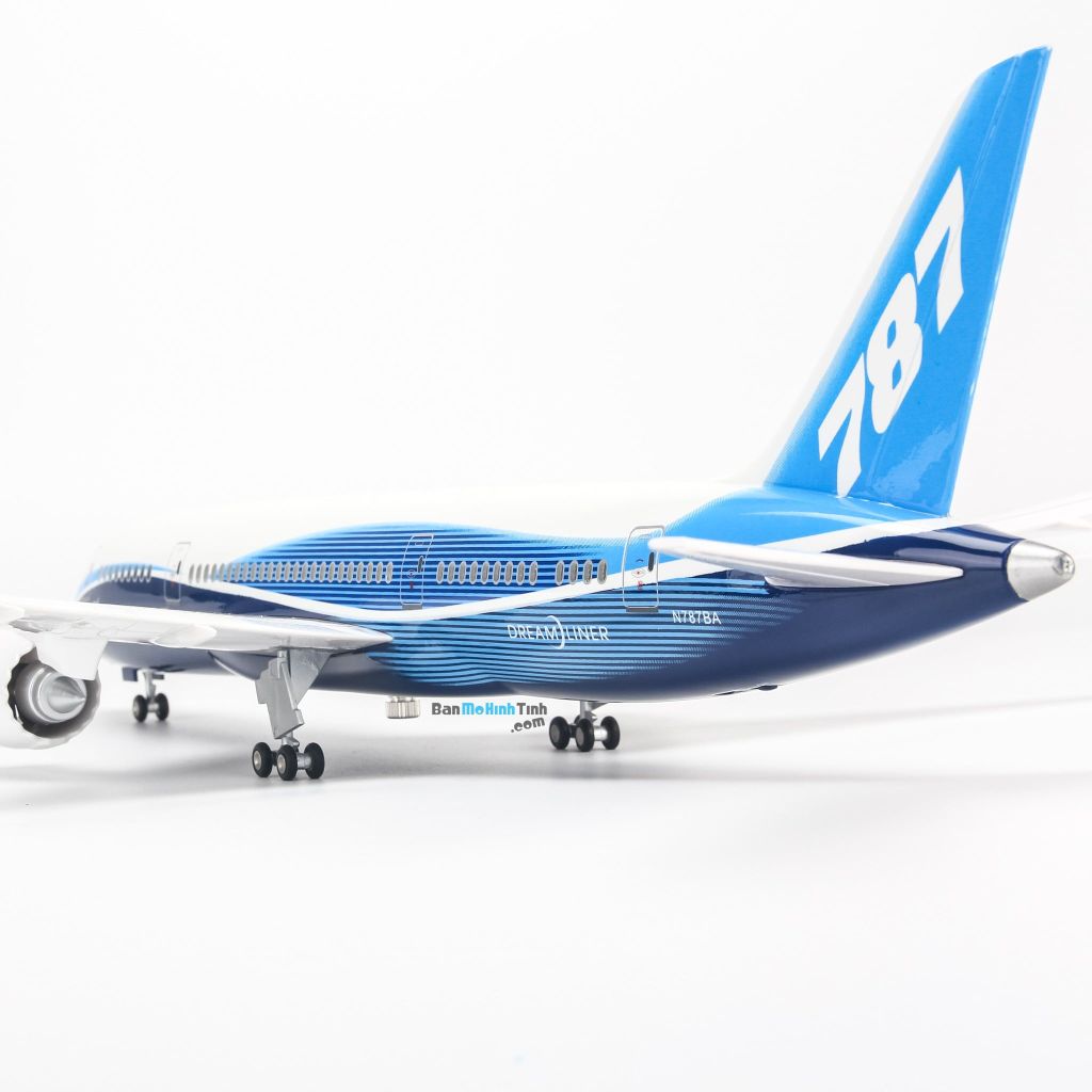 Mô hình máy bay Original Boeing B787 47cm lắp ráp có đèn Everfly
