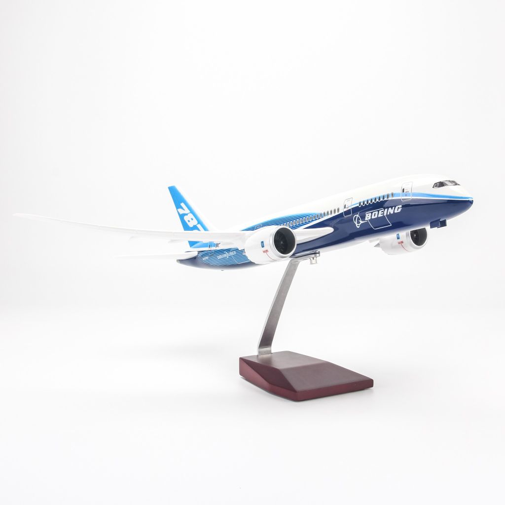 Mô hình máy bay Original Boeing B787 47cm lắp ráp có đèn Everfly
