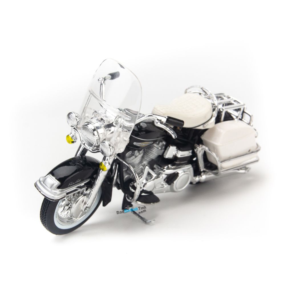 Mô hình mô tô Harley - Davidson 1968 FLH Electra Glide 1:18 Maisto Black (1)