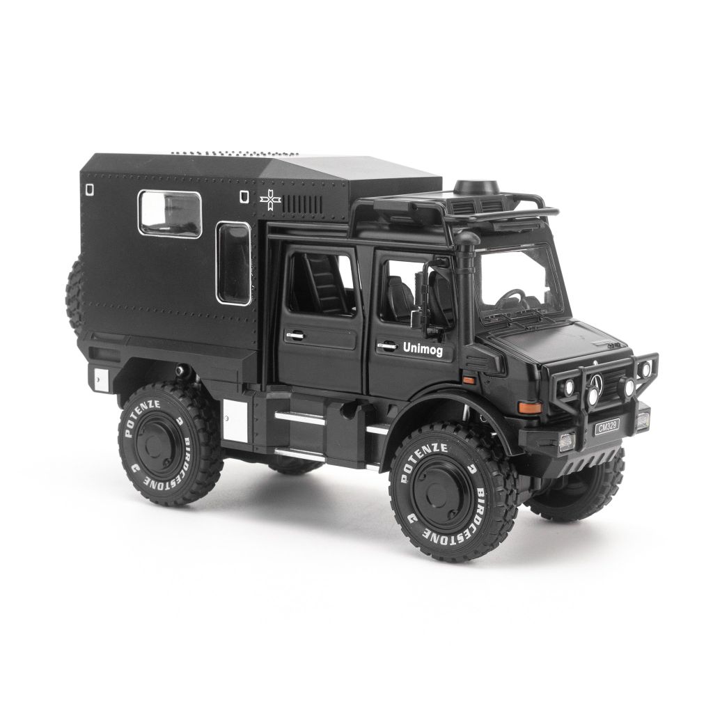 Mô hình xe bọc thép Mercedes Benz Unimog 1:28 Chimei Model
