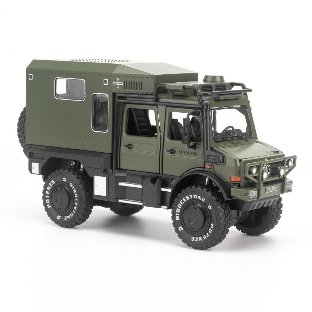Mô hình xe bọc thép Mercedes Benz Unimog 1:28 Chimei Model