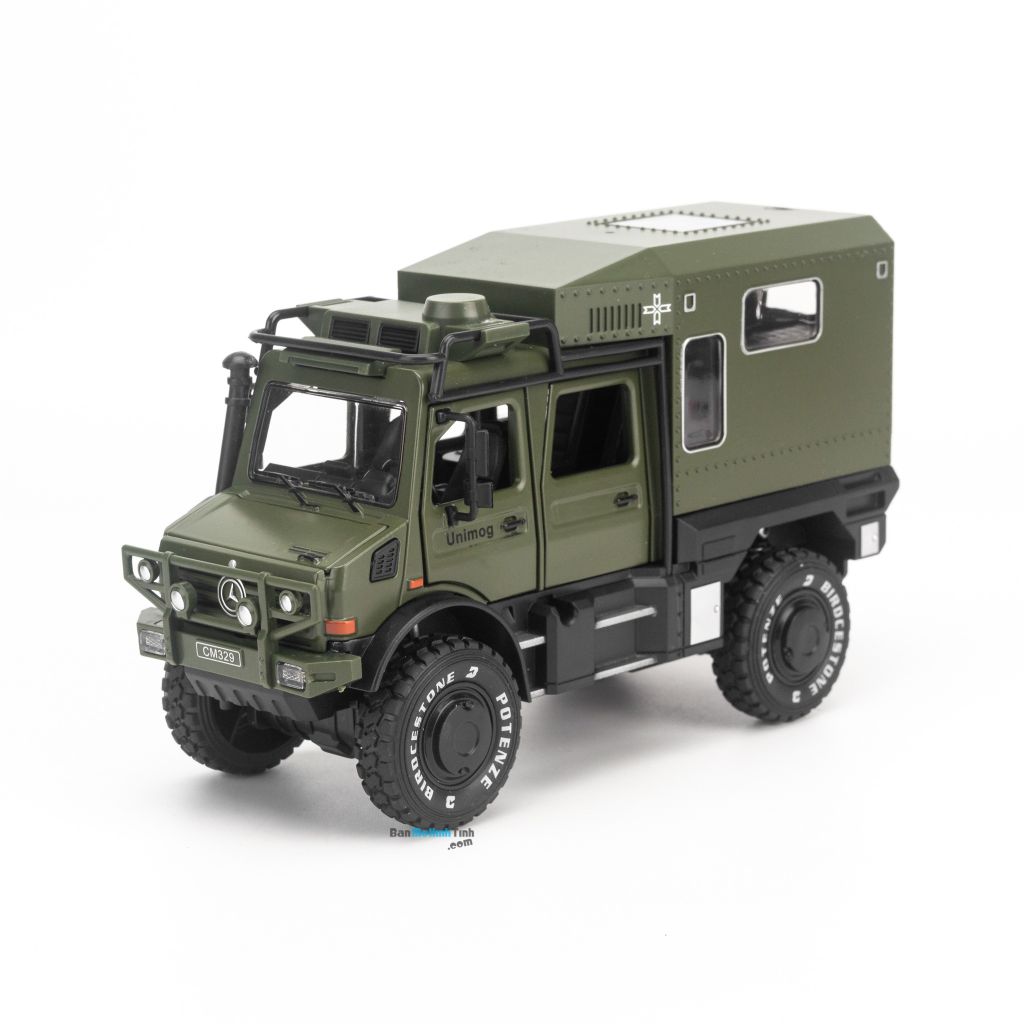 Mô hình xe bọc thép Mercedes Benz Unimog 1:28 Chimei Model
