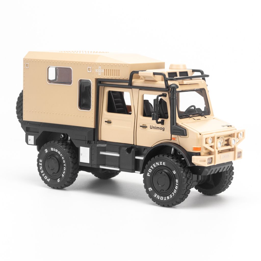  Mô hình xe bọc thép Mercedes Benz Unimog 1:28 Chimei Model 