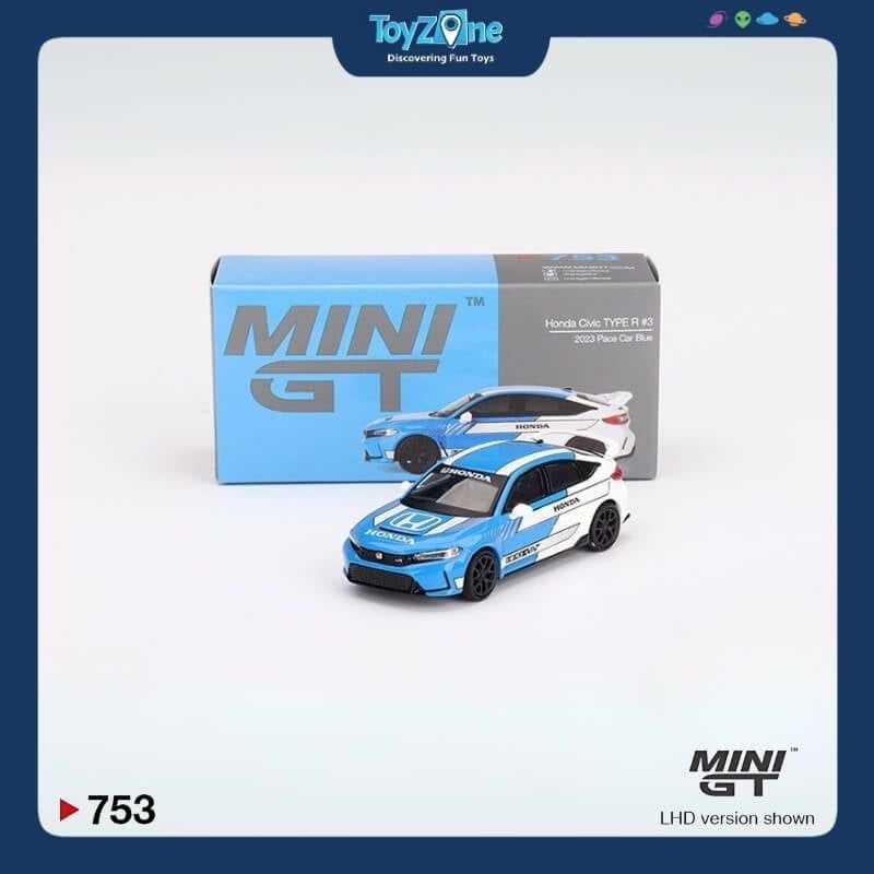 Mô hình xe Honda Civic Type R 2023 1:64 MiniGT