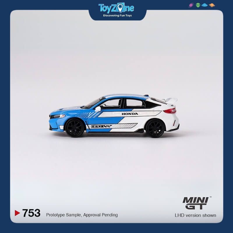  Mô hình xe Honda Civic Type R 2023 1:64 MiniGT 