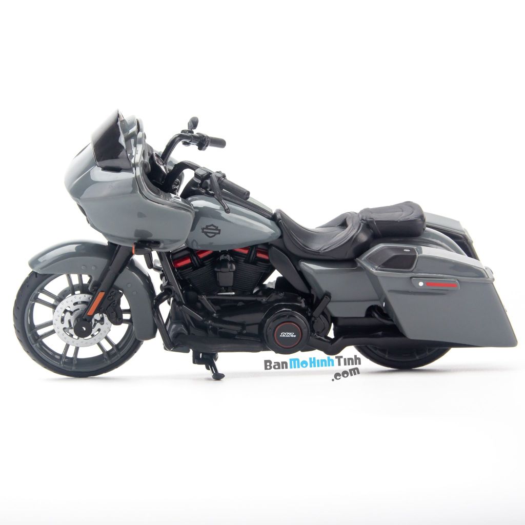  Mô hình xe mô tô Harley-Davidson CVO Road Glide 2018 1:18 Maisto Gray MH-18856 