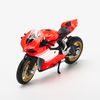 Mô hình xe mô tô Ducati 1199 Superleggra 1:18 Maisto Fluorescent Red (1)