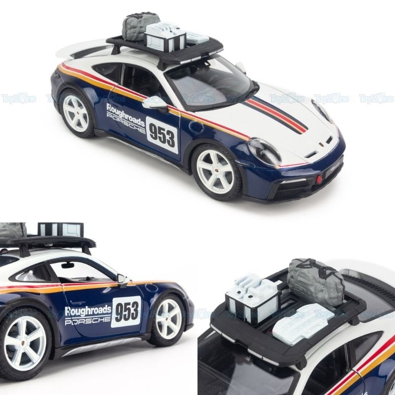 Mô hình xe Porsche 911 Dakar 1:24 BBURAGO