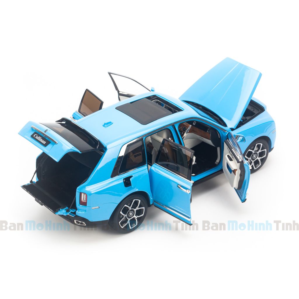 Mô hình xe Rolls Royce Cullinan Black Badge 1:18 Kengfai