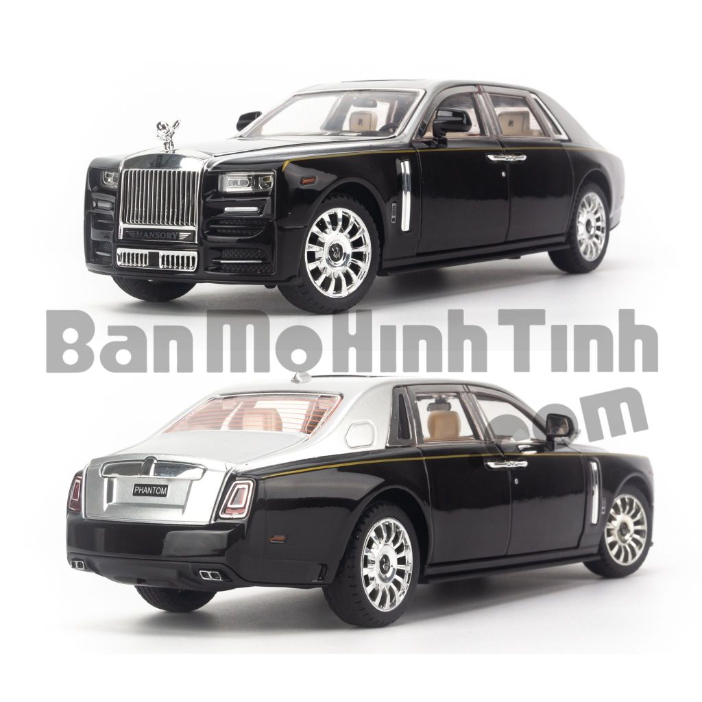 Mô hình xe Rolls royce Phantom VIII Mansory 124  Miniauto   banmohinhtinhcom