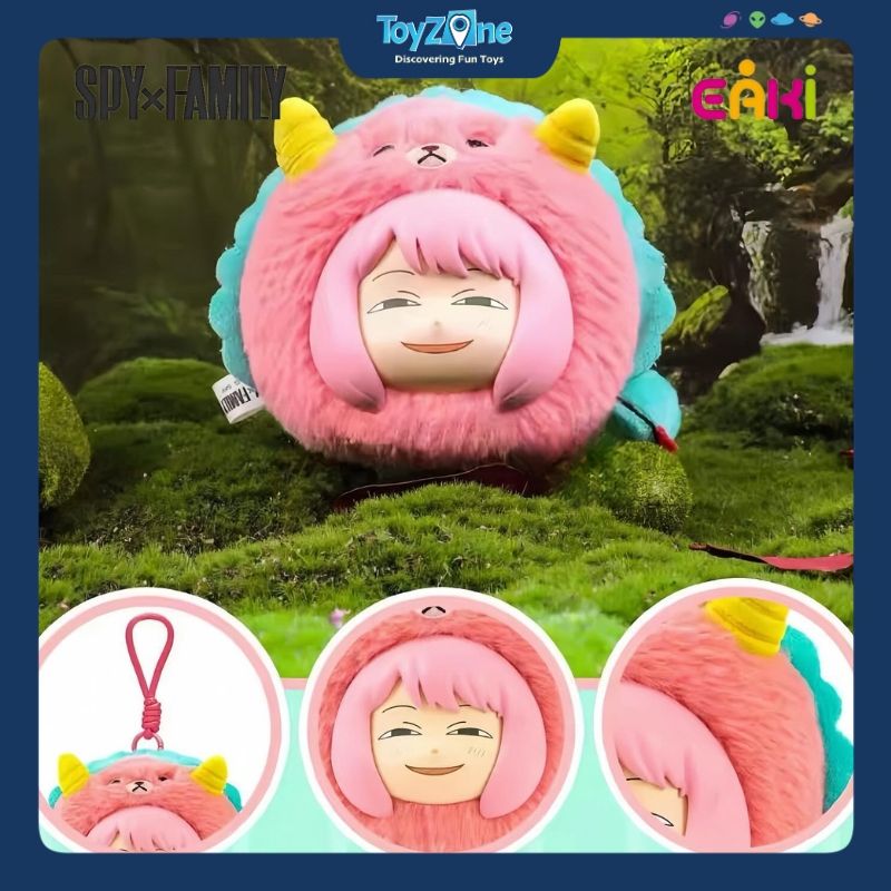 Mô hình Blind box Móc khóa Gấu Bông Anya Spy x Family Animal Party ( Bữa Tiệc Động Vật ) EAKI