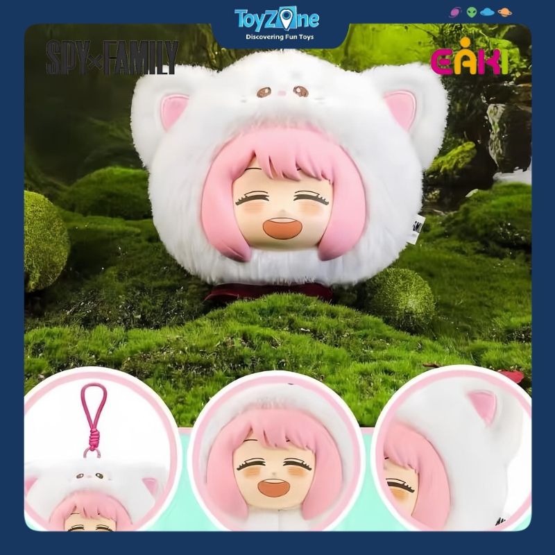 Mô hình Blind box Móc khóa Gấu Bông Anya Spy x Family Animal Party ( Bữa Tiệc Động Vật ) EAKI