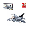  Bộ đồ chơi mô hình lắp ráp Máy bay chiến đấu phản lực F-16C Falcon Sluban 