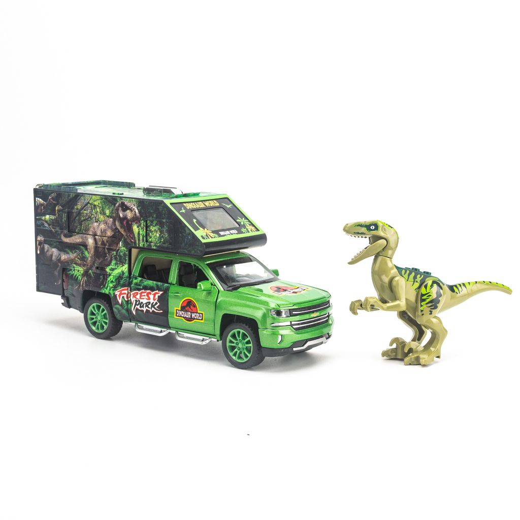 Bộ đồ chơi xe mô hình khủng long bảo chúa Jurassic World 1:32 CheZhi