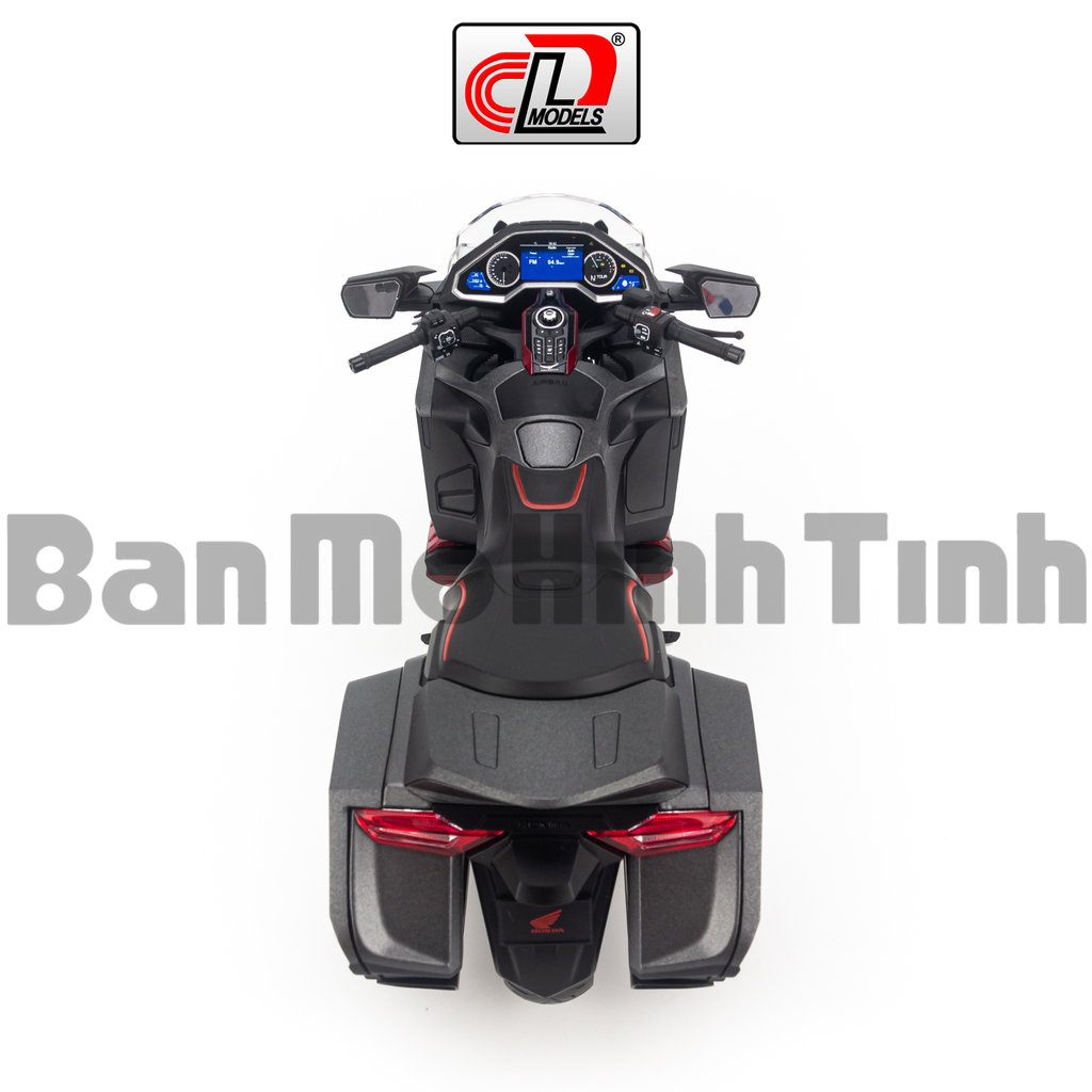  Mô hình xe mô tô Honda Gold Wing GL1800 1:12 LCD 