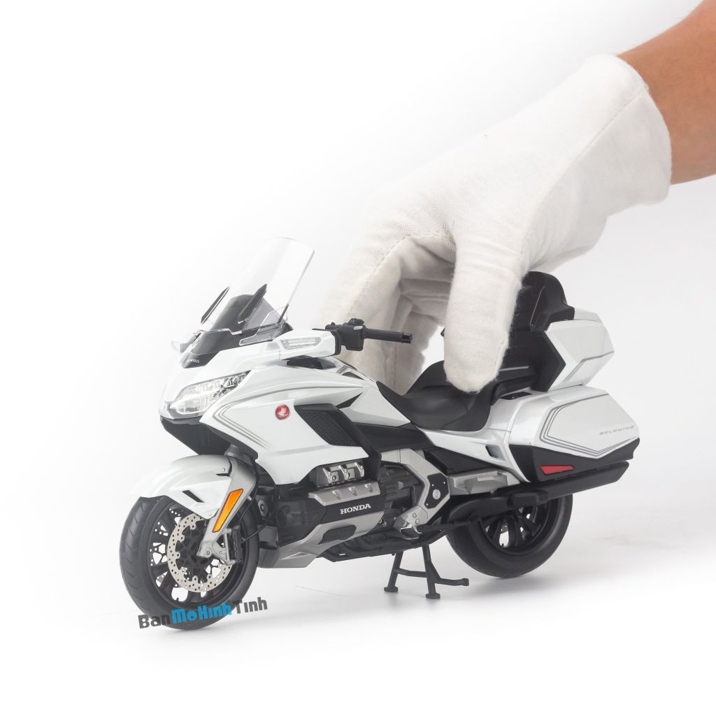  Mô hình xe mô tô Honda Gold Wing GL1800 1:12 LCD 