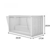 Hộp trưng bày đồ chơi mô hình kiểu container - 910