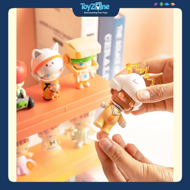 Hộp Trưng Bày Đồ Chơi Mô Hình Trong Suốt Hình Chữ Nhật 1 Tầng