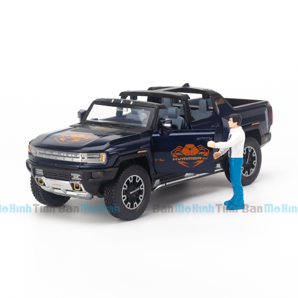 Mô hình xe Hummer EV Pickup 2022 1:24 Alloy Car Model
