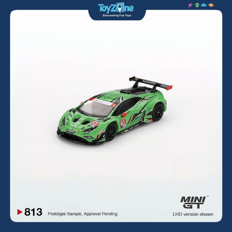 Mô hình xe Lamborghini Huracán GT3 EVO2 2023 IMSA Daytona 24 Hrs 1:64 MiniGT