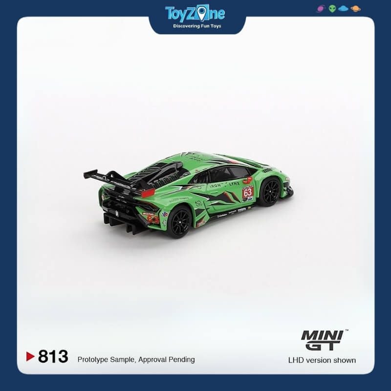 Mô hình xe Lamborghini Huracán GT3 EVO2 2023 IMSA Daytona 24 Hrs 1:64 MiniGT