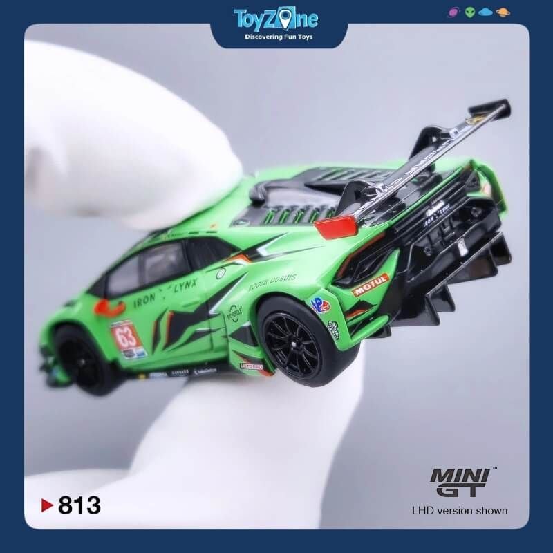 Mô hình xe Lamborghini Huracán GT3 EVO2 2023 IMSA Daytona 24 Hrs 1:64 MiniGT
