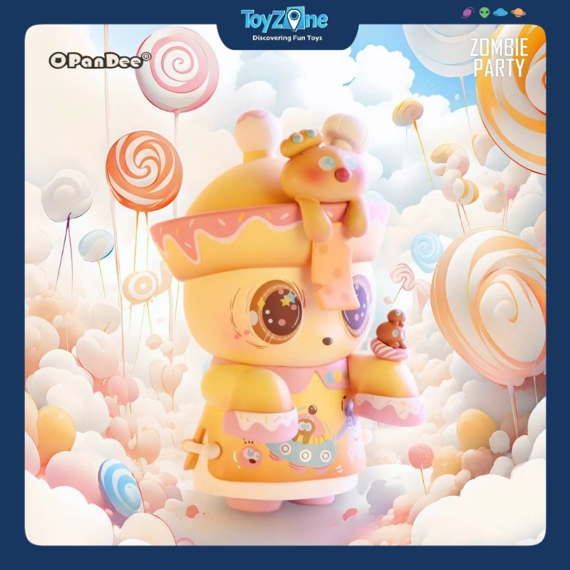 Mô hình đồ chơi Blind box OPanDee Zombie Party Series 3 ( Bữa Tiệc Zombie ) OPanDee