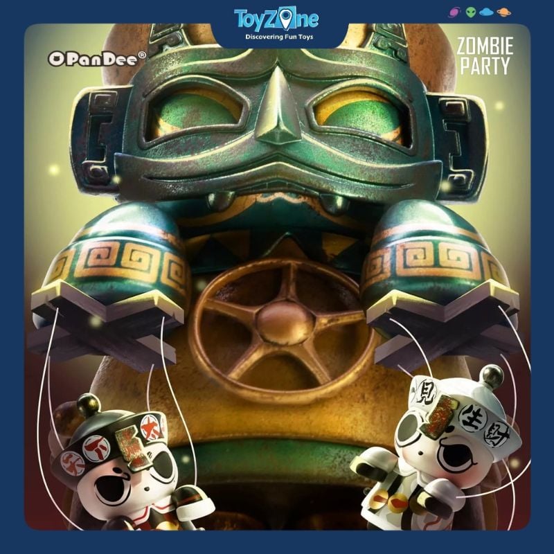 Mô hình đồ chơi Blind box OPanDee Zombie Party Series 3 ( Bữa Tiệc Zombie ) OPanDee