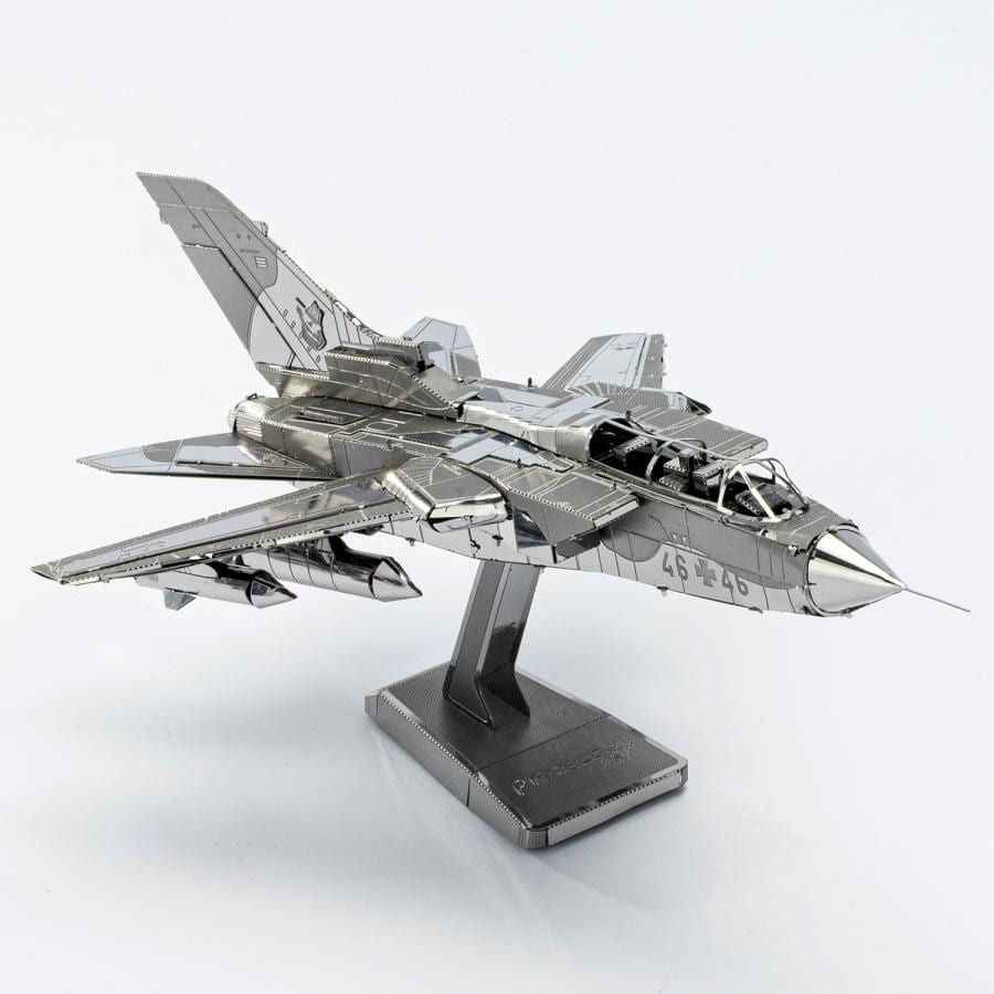  Mô hình kim loại lắp ráp 3D Tiêm Kích Tornado Fighter Jets (Silver) – Piececool MP160 