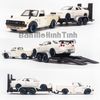 Mô hình xe Design Elite Transport - Datsun 73 Pick up + Skyline R34 1:24 Maisto White (3)