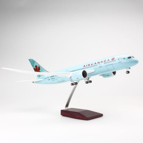 Mô hình máy bay Canada Boeing B787 47cm lắp ráp có đèn led Everfly