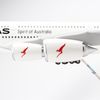  Mô hình máy bay Qantas Airbus A380 47cm lắp ráp có đèn Everfly 