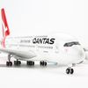  Mô hình máy bay Qantas Airbus A380 47cm lắp ráp có đèn Everfly 