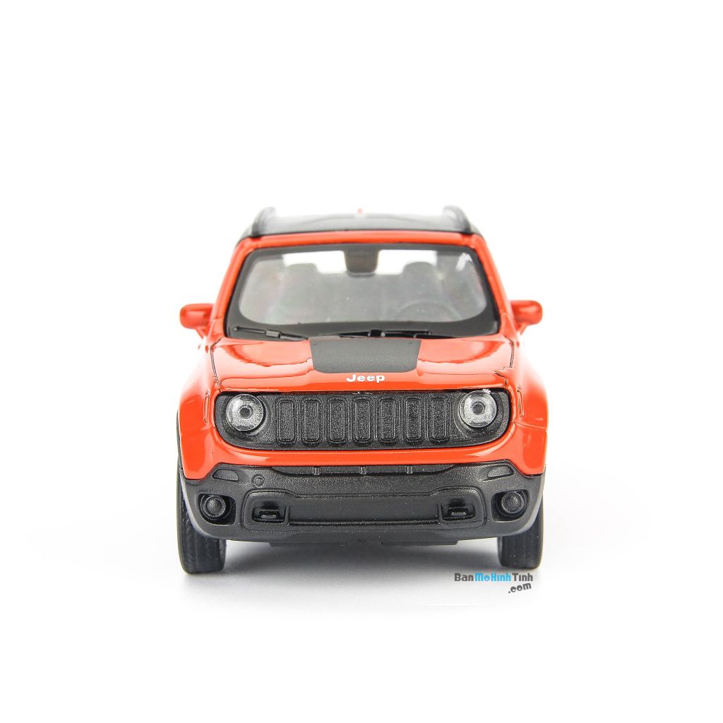 Mô hình xe ô tô Jeep Wrangler Renegade Trailhawk Orange 1:36 Welly –  