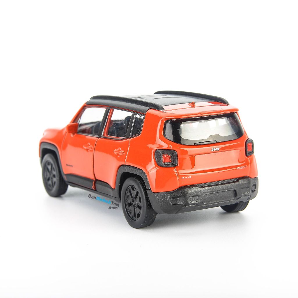 Mô hình xe Jeep Wrangler Renegade Trailhawk 1:36 Welly Orange
