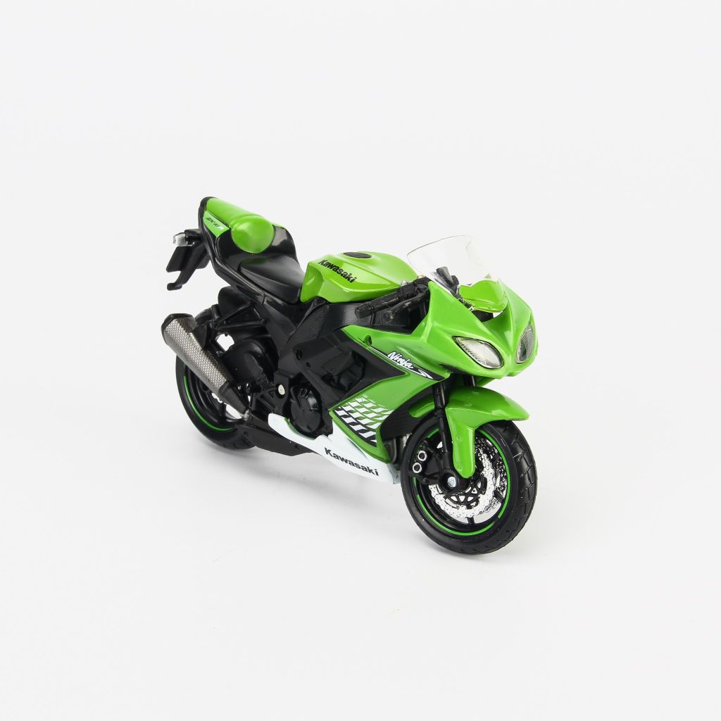 Mô hình xe mô tô Kawasaki Ninja ZX-10R 1:18 Maisto Green