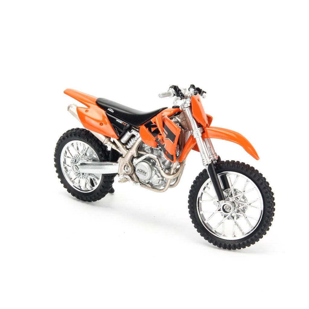  Mô hình xe mô tô KTM 450 SX Racing Orange 1:18 Welly- 12814 