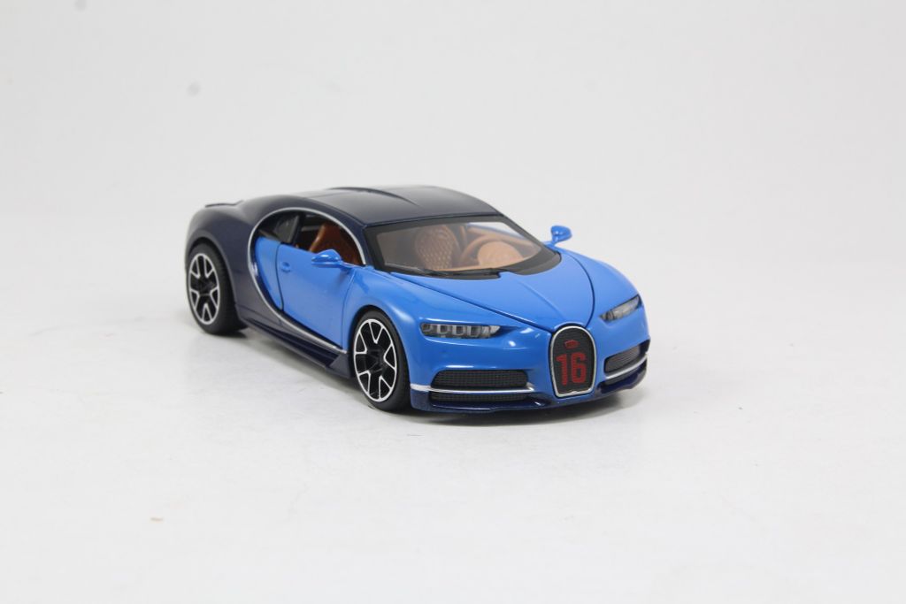  Mô hình xe Bugatti Chiron 2015 Blue 1:32 Miniauto 