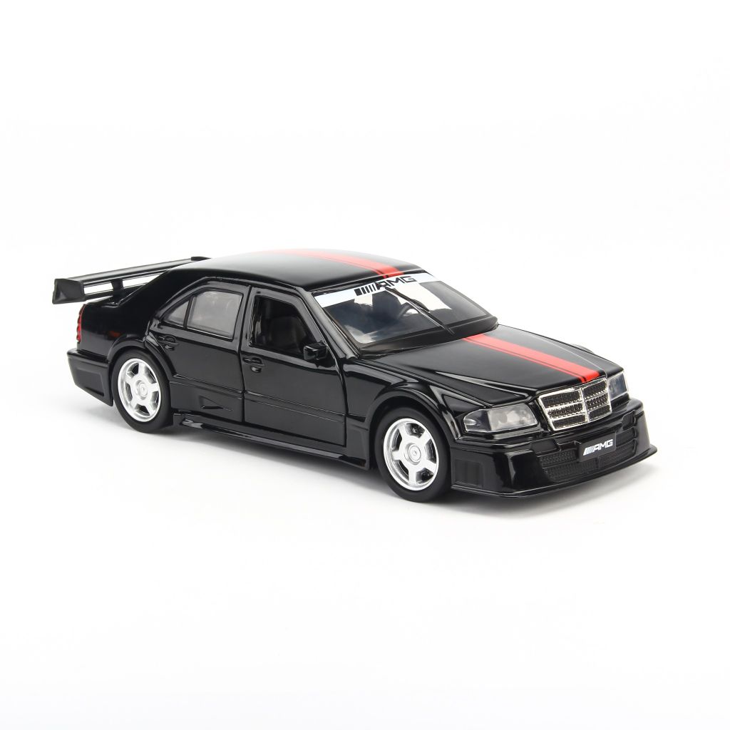 Mô hình xe Mercedes Benz W202 C36 AMG Turning Black 1:32 Jakiekim