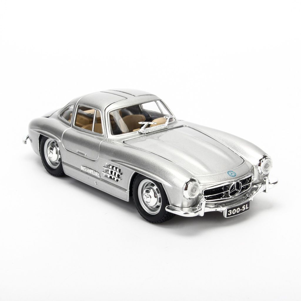  Mô hình xe Mercedes Benz 300SL 1954 1:24 Bburago Silver - MH18-22023 