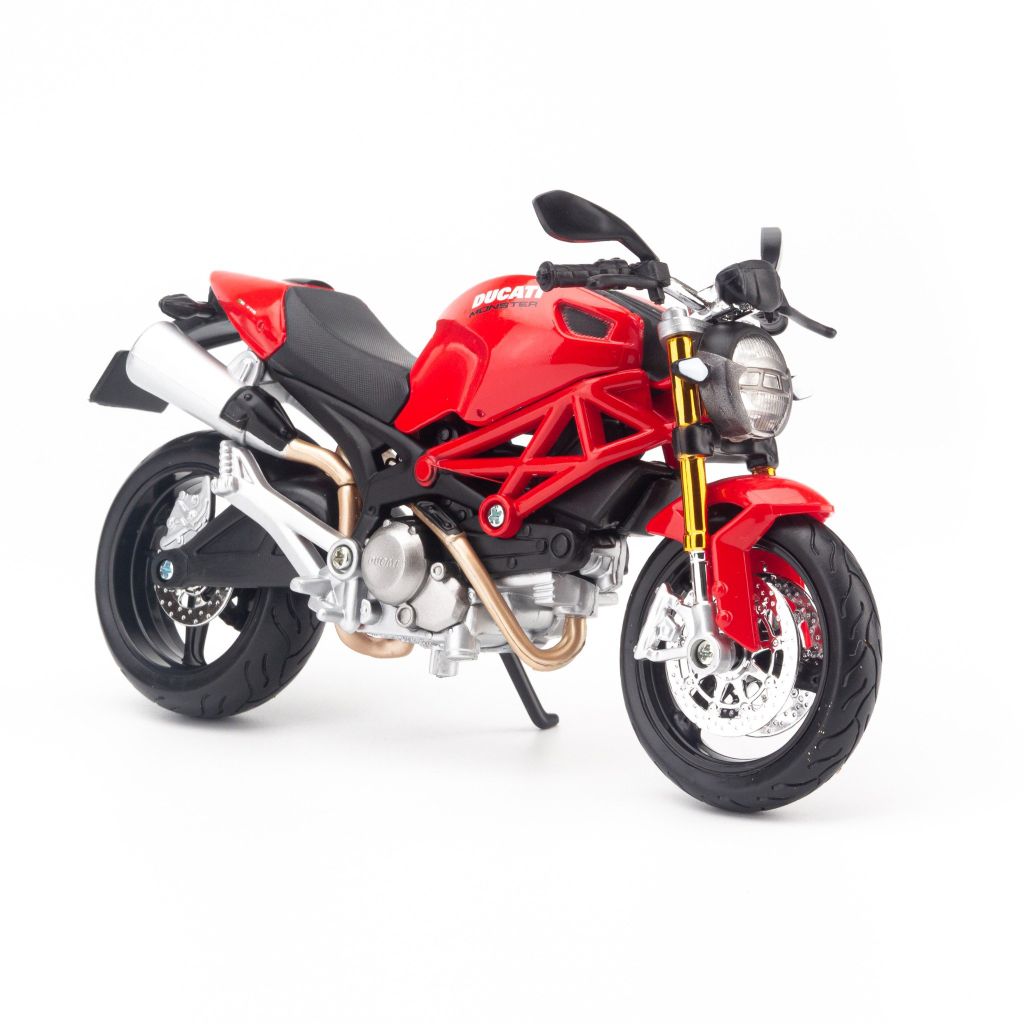  Mô hình mô tô Ducati Monster 696 1:12 Maisto Red MH-31101-7 