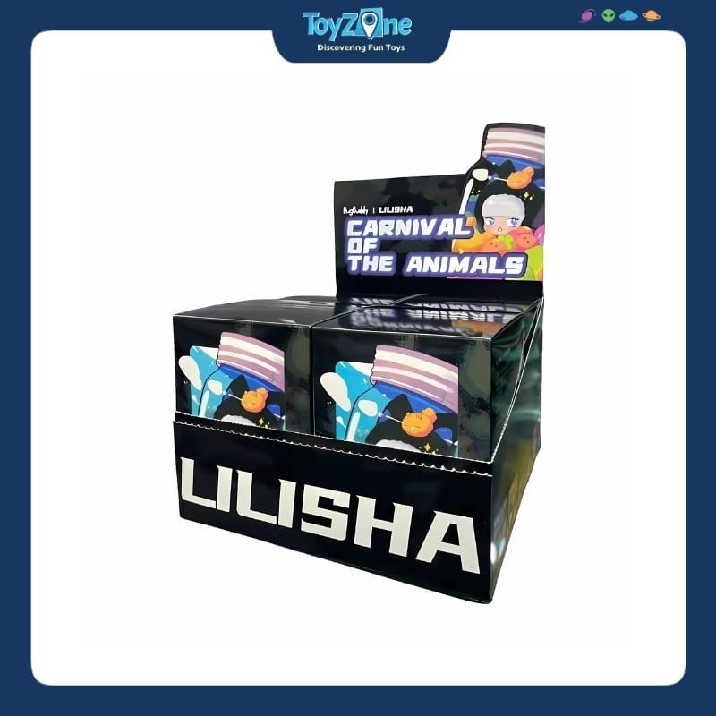Mô hình Blind box Móc Khóa Gấu Bông LiliSha Carnival Of The Animals HUGBUDDY