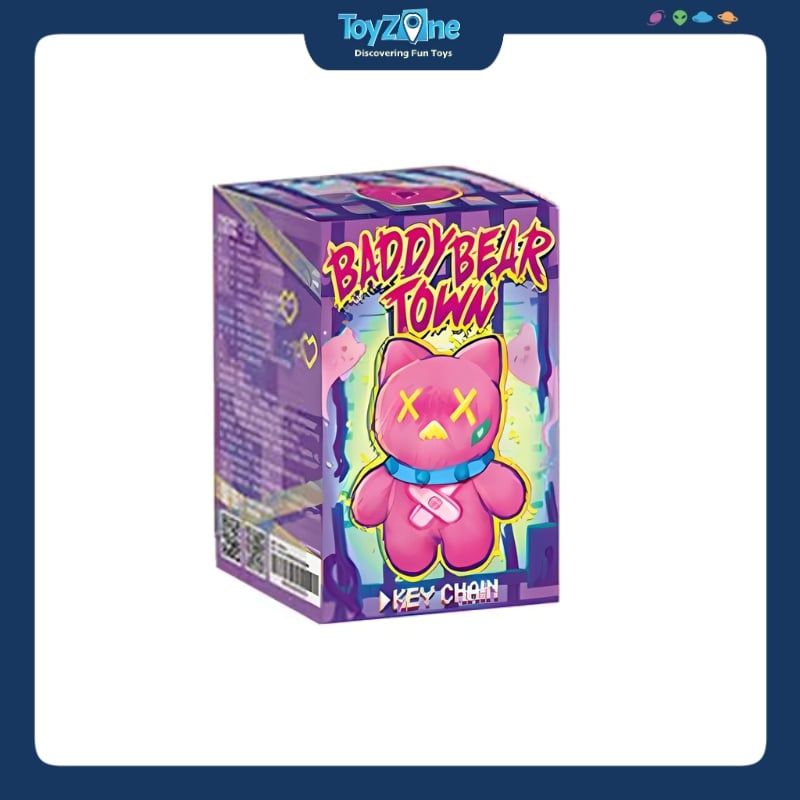 Mô hình Blind box Móc khóa Gấu bông ShinWoo Baddy Bear Town ( Thị Trấn Gấu Hắc Ám ) FINDING UNICORN